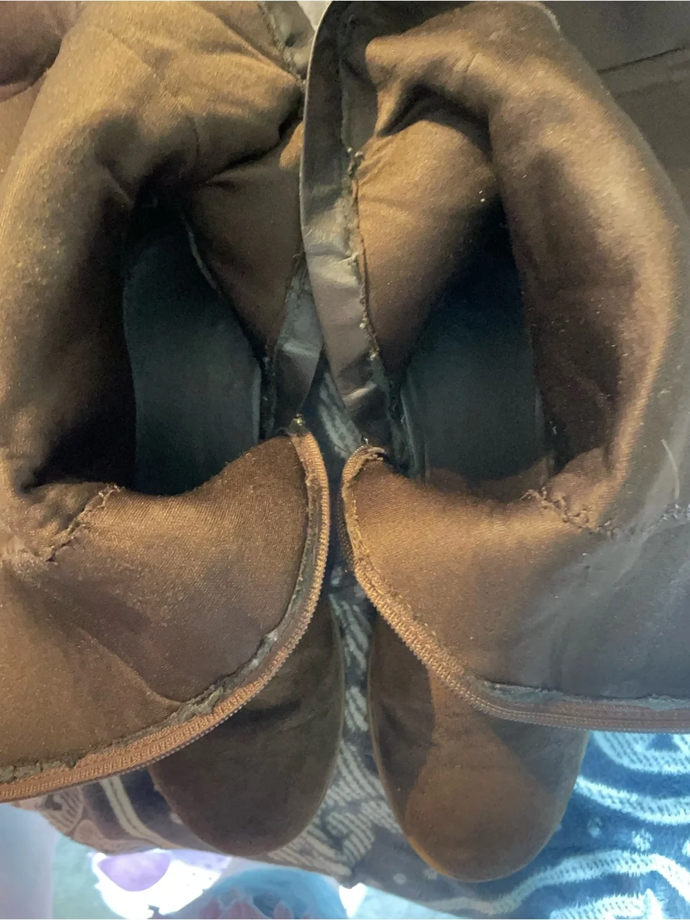 Classic Knee-High Buckle Riding Boots - Brown